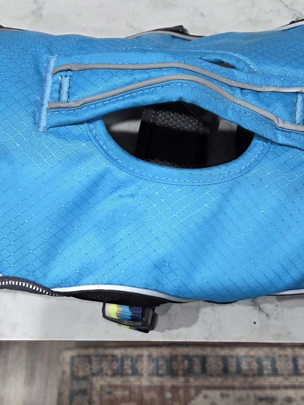 Reflective Blue Dog Life Jacket Harness - Unknown Brand